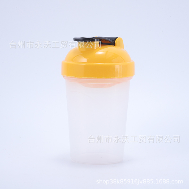 400ml shaker cup with LOGO printed on both sides, fitness and sports plastic water cup, protein powder milkshake cup, outdoor water cup Item Picture