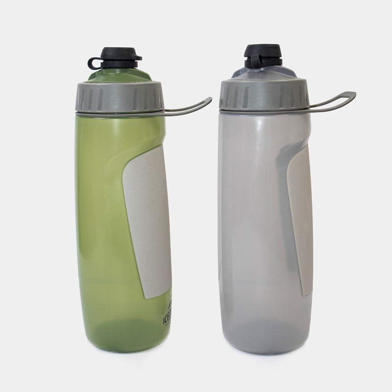 Manufacturer's cross-border sports water bottle, outdoor cycling water bottle, hiking fitness large-capacity bicycle water cup, PE mountain bike full figure