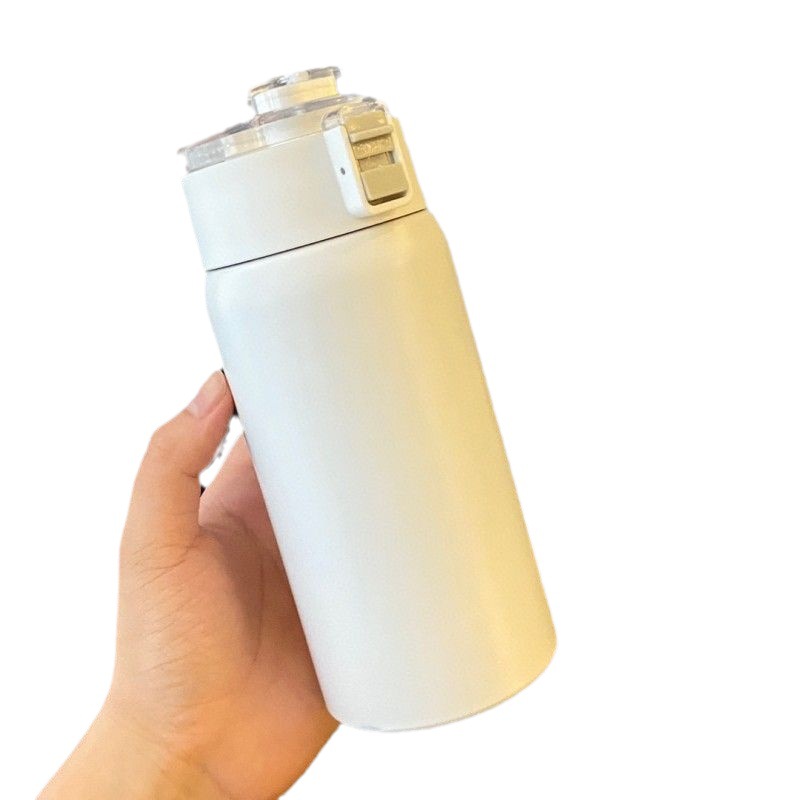 Muji alternative water cup, high appearance level, 304 insulated cup, women's water bottle, high-temperature resistant, popular student, simple with handle Item Picture