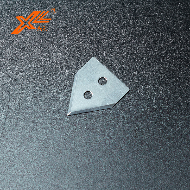 Ningbo manufacturers supply non-standard special-shaped blades, triangular blades, horn-shaped blades, and stainless steel blades details Picture