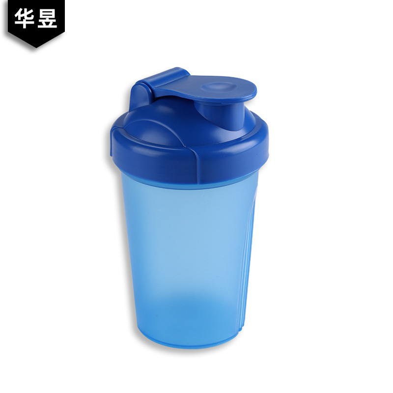 Shaker cup 400ml sports water cup wholesale plastic water cup Fitness milkshake mixing cup Protein powder shaker cup details Picture