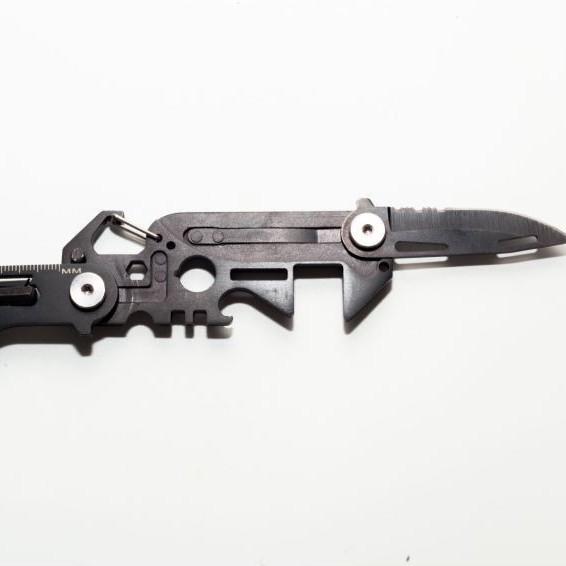 Tool card EDC outdoor survival folding wrench tool knife stainless steel folding tactical scissors mini repair Item Picture