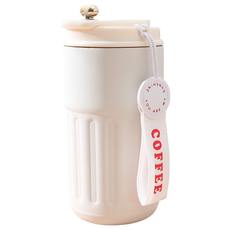 Intelligent warm display coffee cup, multi-layer insulated cup, high appearance level, portable travel cup for men and women, cold insulation car coffee cup Item Picture