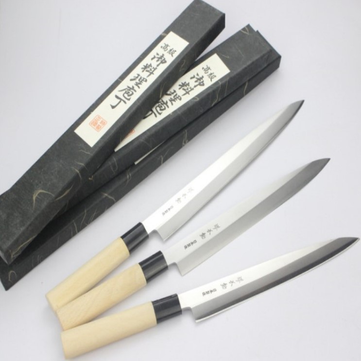Sakai Immovable sashimi knife, Japanese sashimi knife, Japanese cooking knife, beef knife, sushi knife, salmon cutting knife, willow blade, kitchen knife details Picture