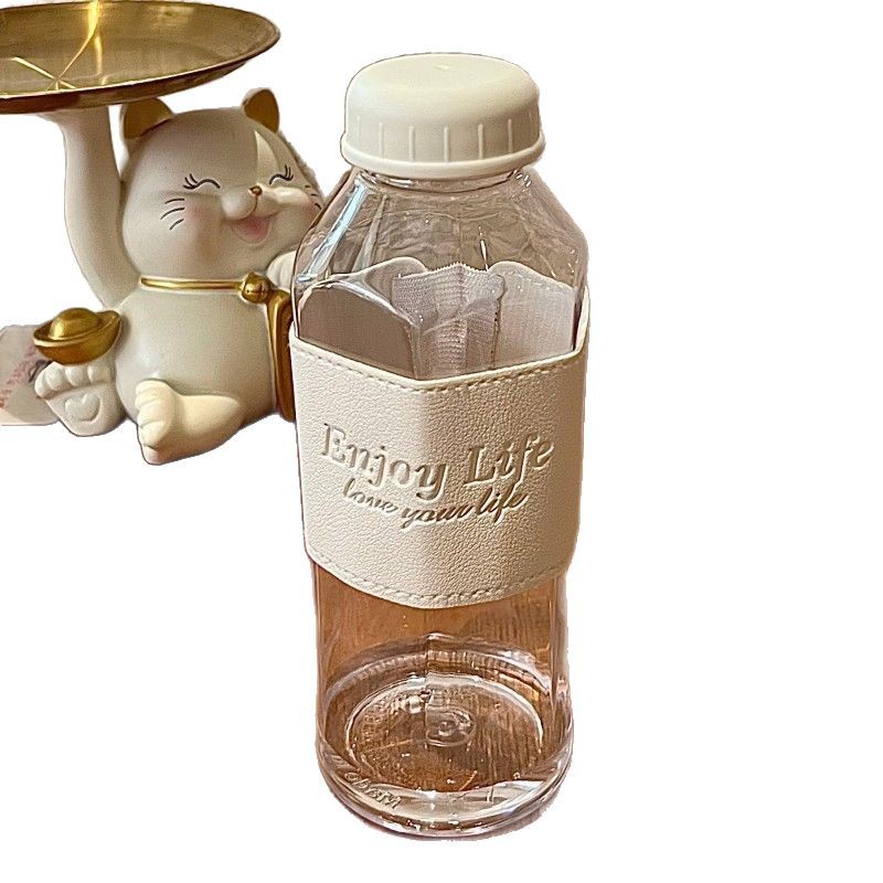 Summer InstS-style anti-drop portable milk cup, unisplendour plastic water cup for both men and women in the office Item Picture