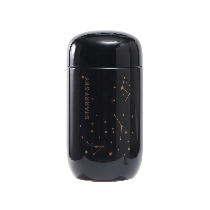 Mini starry sky insulated cup, creative small capacity water cup for boys and girls, couple stainless steel portable cup customization Item Picture