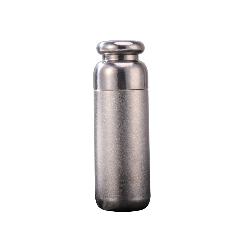 High-appearation-level health-preserving tea cup, portable small-capacity pure titanium insulated cup, outdoor portable tea-water separation cup Item Picture