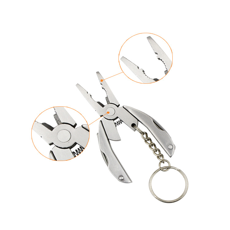 Factory stock multi-functional pliers, mini turtle-back folding pliers, winged beetle creative outdoor multi-purpose portable tool pliers details Picture