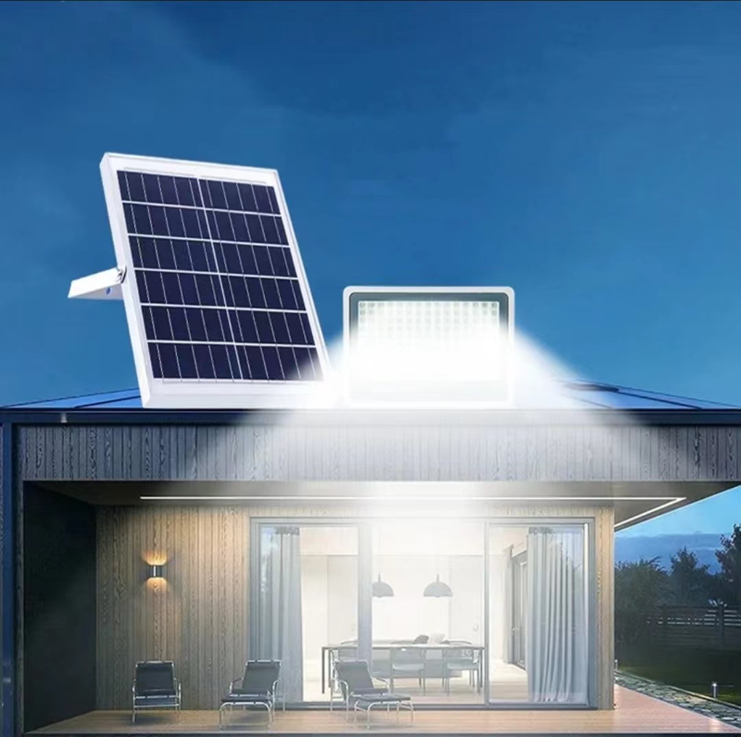 Dream Blue Solar Lamp, household outdoor garden lamp, LED floodlight, ultra-bright waterproof lighting street lamp Specification drawing