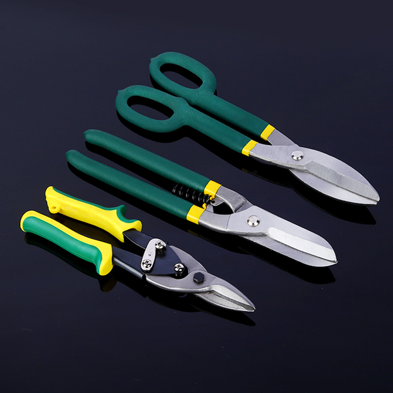 Wholesale polished manual American tin shears, German tin shears, aviation shears Specification drawing