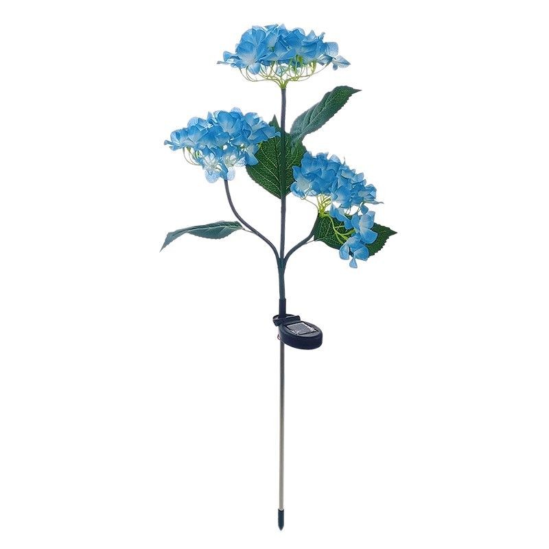 Cross-border solar ground insert lights, red spider lilies, sunflowers, roses, artificial flowers, dandelions, lawn copper wire light strings Item Picture