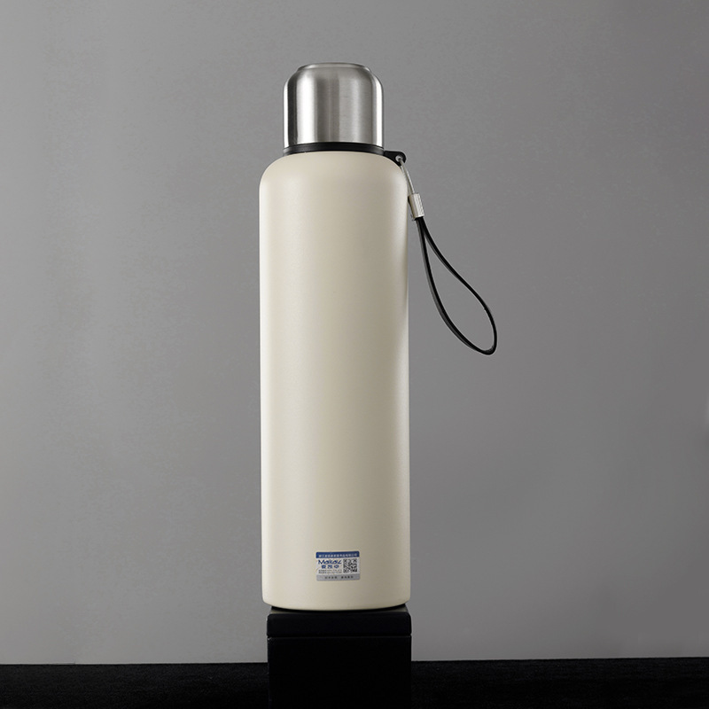 Russian all-steel 316 stainless steel insulated cup, large-capacity sports water cup, vehicle-mounted tea-water separation insulated pot details Picture