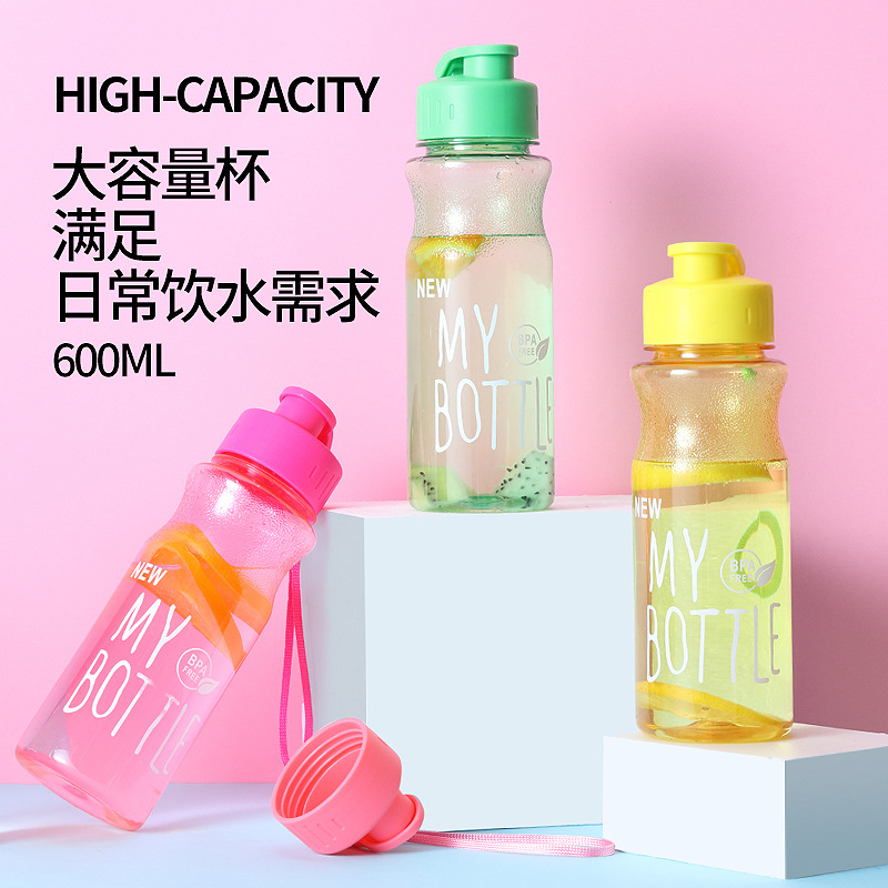 Wholesale pet sports direct drinking cups, space cups, cold water milk tea cups, portable plastic cups for boys and girls, student gifts details Picture