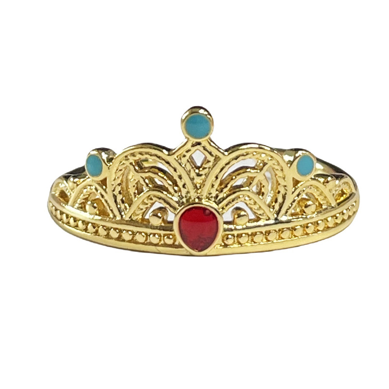 Retro Chinese trend, imperial style, high-end open ring, women's lace lace, hollowed-out, versatile, elegant, niche ring trend Item Picture