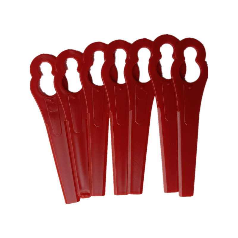 Colored plastic lawn mower blades, courtyard lawn and garden lawn mower, grass cutter plastic blades, gourd-shaped L83 Item Picture