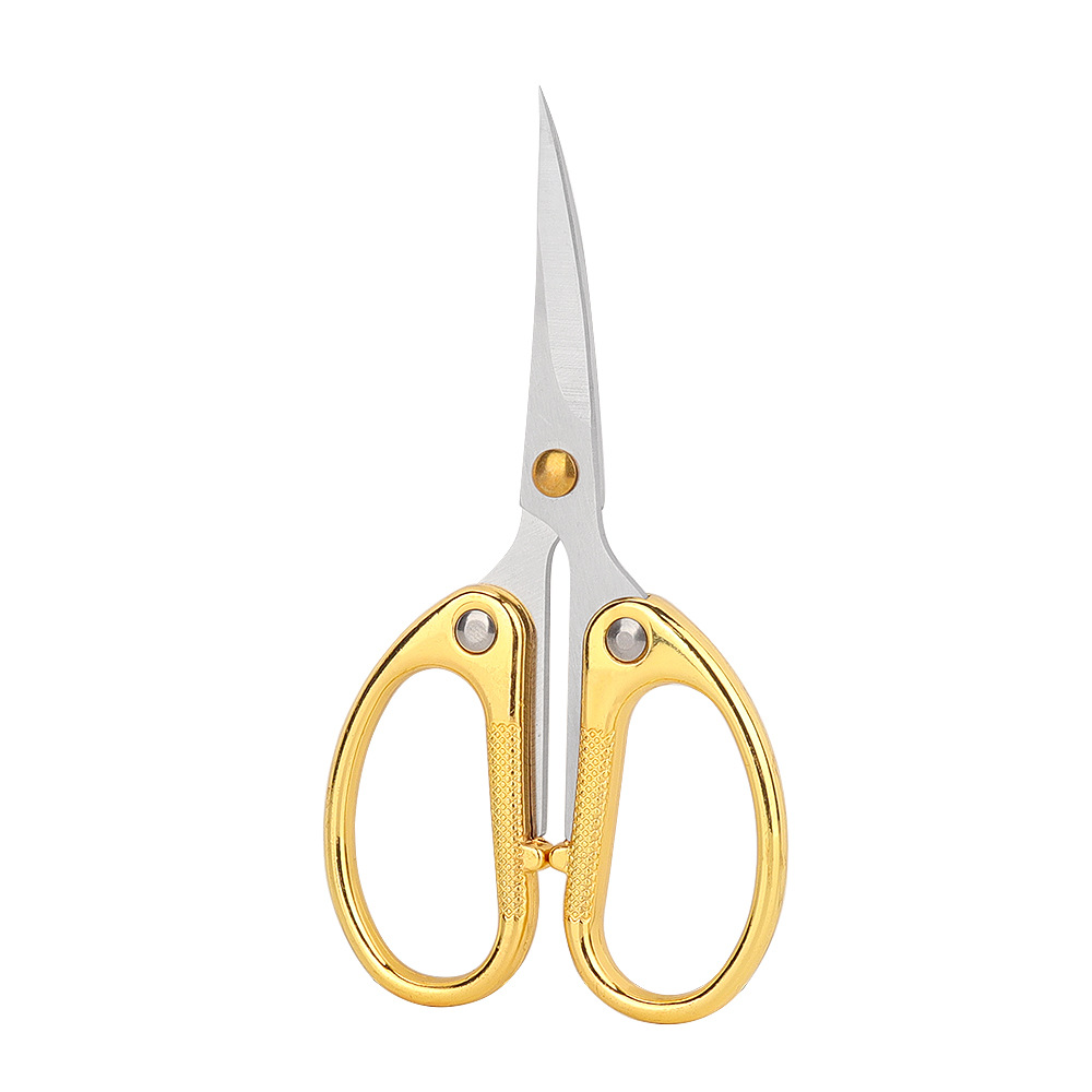 Lin Tai makes upturned scissors, household paper-cutting, embroidery, small scissors, tailors, thread cutters, trimming edges, leather corner removal, and curved mouth cutters Item Picture