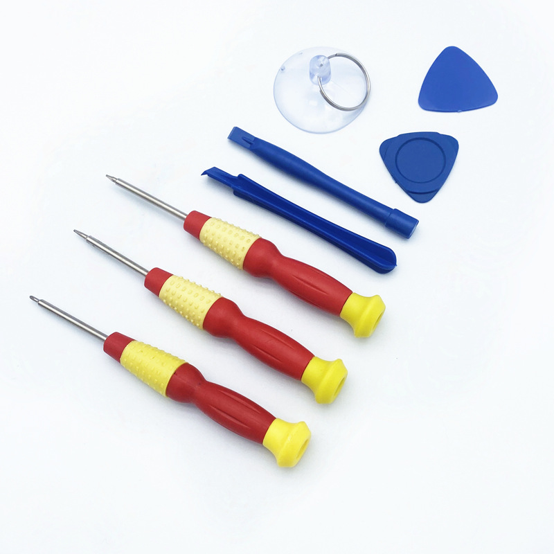 Mobile phone disassembly screwdriver set, screen repair and battery removal tools 5-piece set, 10-piece set, Apple delivery package details Picture