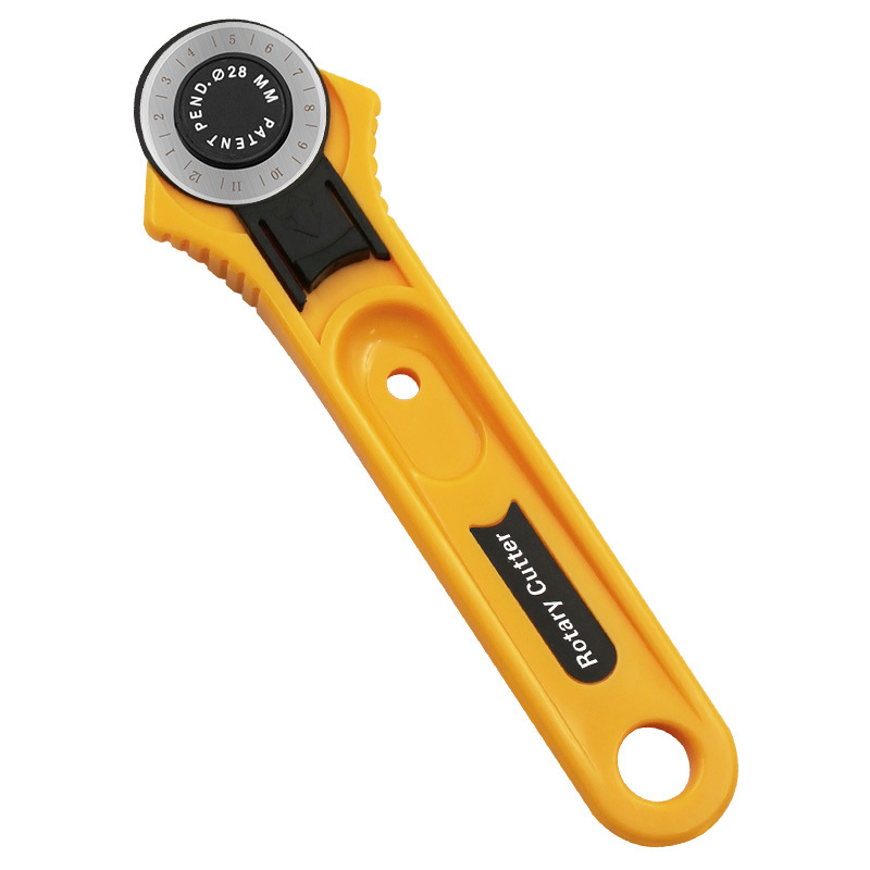 Cutting knife 28mm wheel knife, cutting round knife 45mm rotary roller knife, DIY round roller knife for patchwork leather undefined