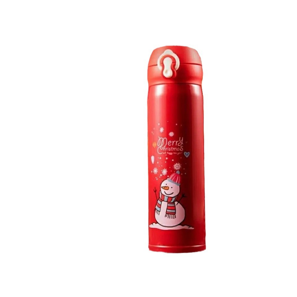 New Christmas insulated cup, 316 stainless steel bouncy cup, high appearance level, convenient gift water cup for male and female students Item Picture