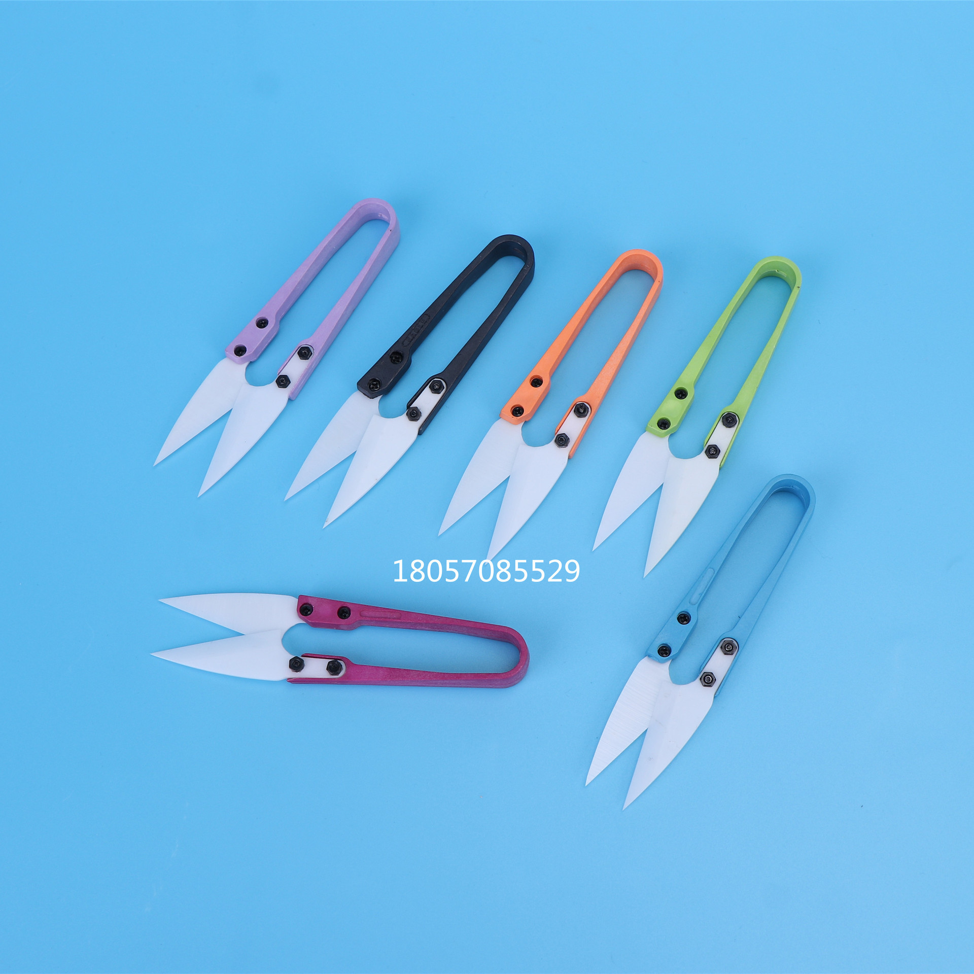 Ceramic U-shaped yarn shears, spring yarn shears, cross-stitch U-shaped shears manufacturers offer a variety of options to choose from details Picture