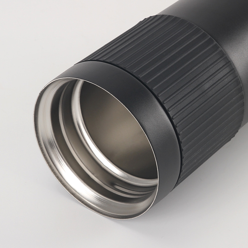 New cross-border silicone sleeve stainless steel coffee cup, double-layer stainless steel insulated cup with press rod and filter screen Application Scenario