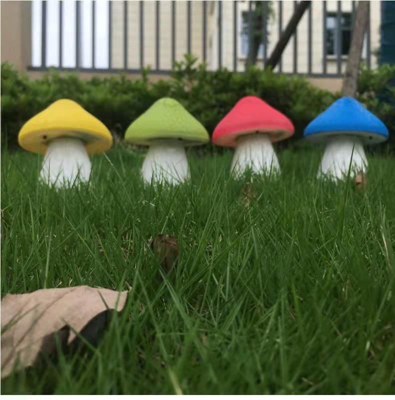 Solar mushroom style garden lamp, Kaiyu Electrical Appliance solar mushroom decorative lamp full figure