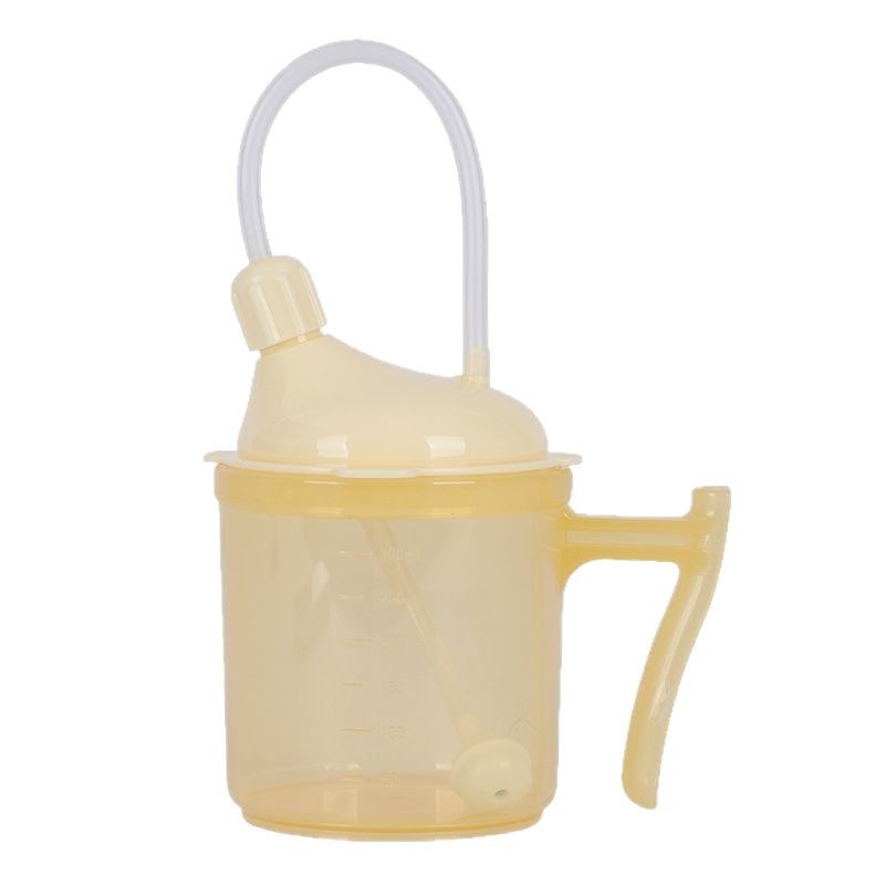 Liquid food care cup for bedridden patients, anti-choking and anti-leakage straw cup for the elderly when drinking water, special care cup for the elderly and pregnant women Item Picture