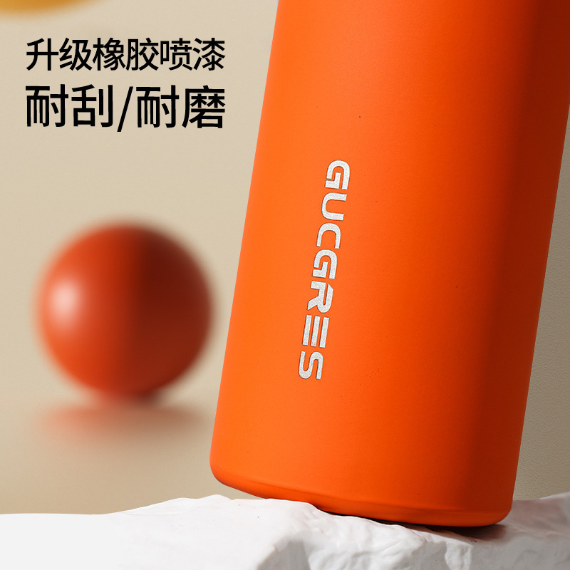 Cross-border American narrow-mouthed insulated cup, portable sports water bottle, car-mounted stainless steel water cup, men's simple cold preservation cup Application Scenario