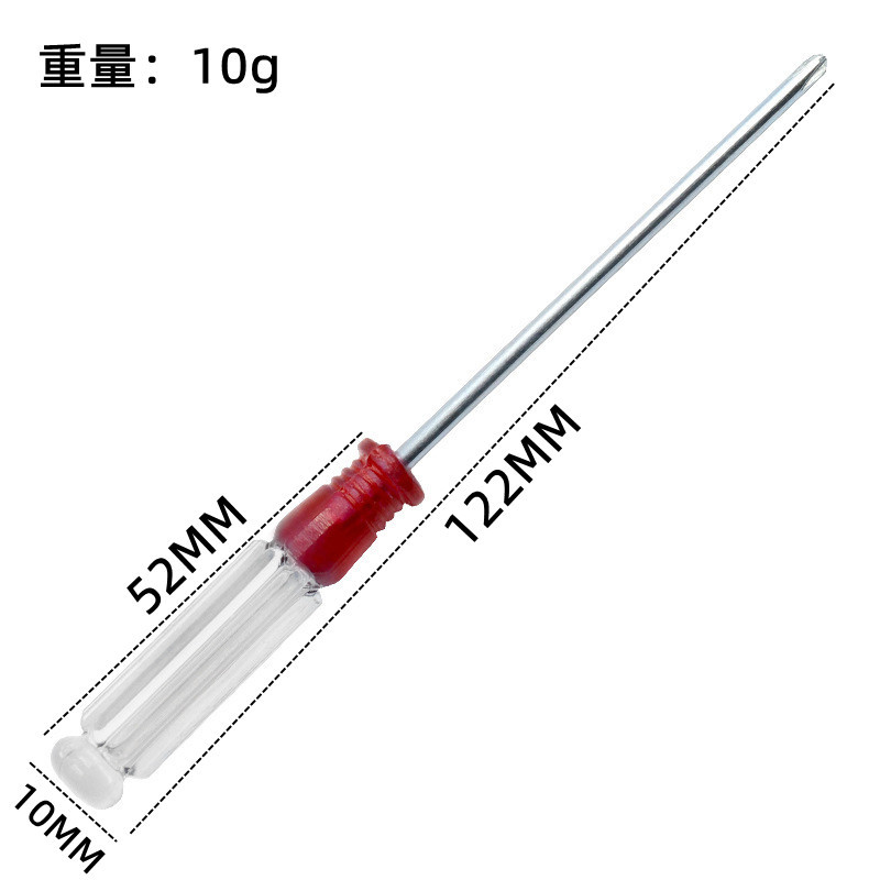 Crystal clear cross-shaped screwdriver toy delivery, screwdriver furniture repair gift, screwdriver screwdriver manufacturer supply undefined