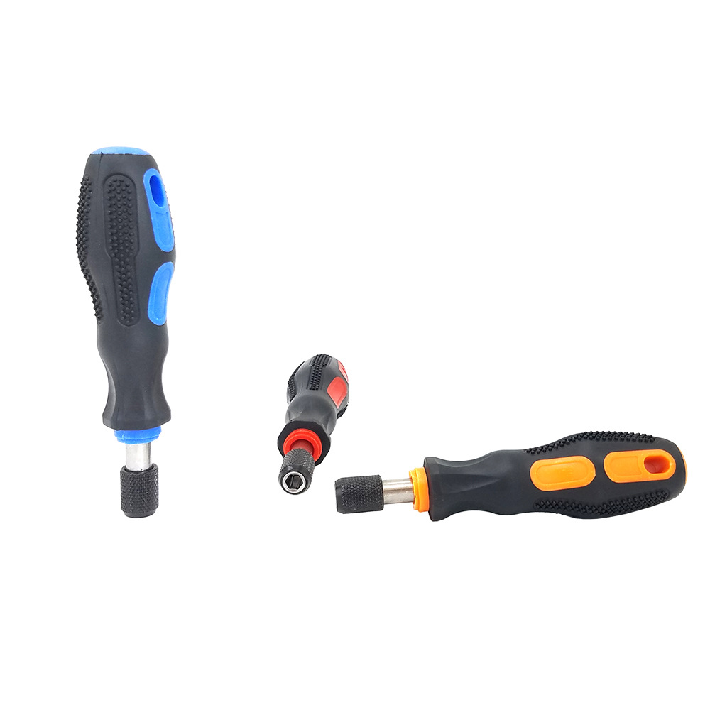 A 1/4-inch (6.35mm) manual screwdriver holder with a magnetic PP+TPR handle details Picture