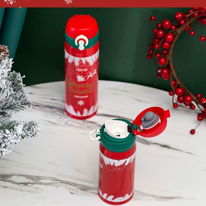 304 stainless steel Christmas and New Year gifts, bouncy insulated cups, creative water cups for boys and girls, simple and popular cups Specification drawing