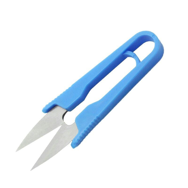 Household small scissors, U-shaped thread cutters, colored V-shaped tailors, cross-stitch, special hand tools, plastic small scissors Item Picture