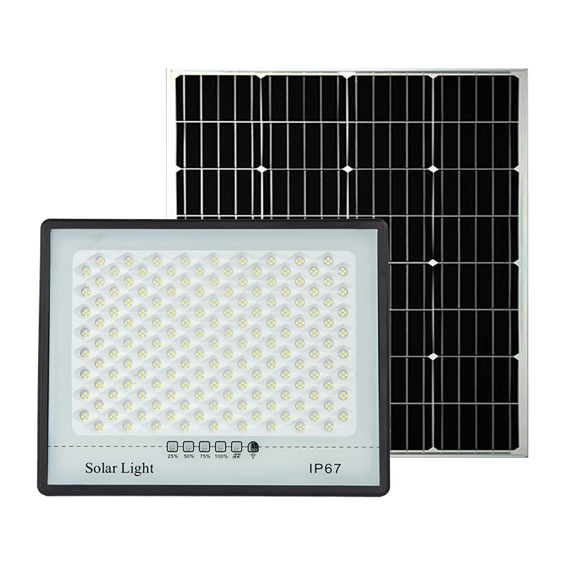 Cross-border solar lights, starry sky floodlights, household outdoor garden lights, waterproof led solar sensor lights Item Picture