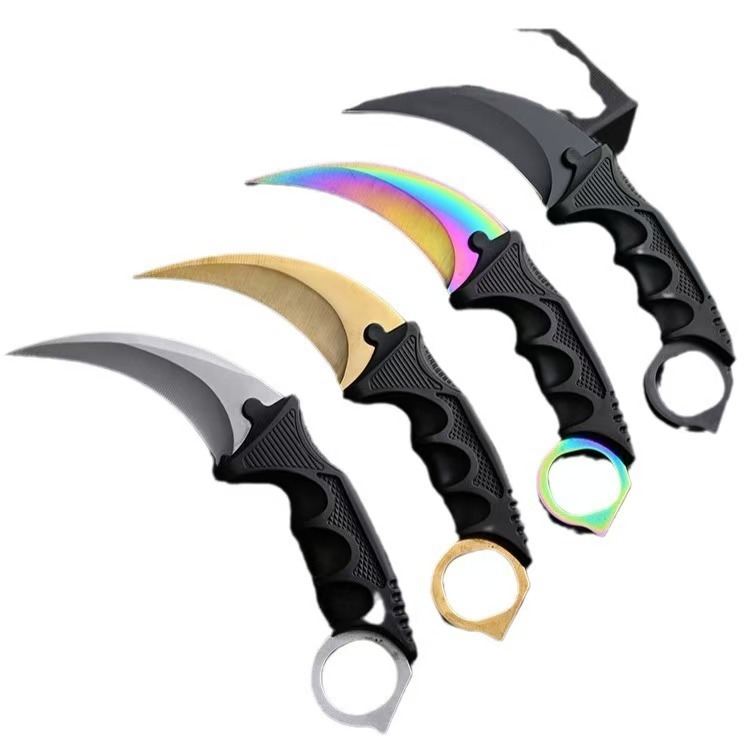 High-hardness Wolf claw knife, csgo claw knife, camping and outdoor tools, portable claw knife, fox claw, high hardness details Picture