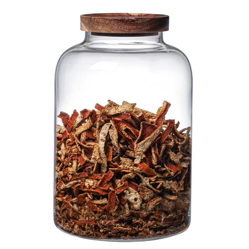 Large glass-sealed storage tanks, dried tangerine peel tanks, high borosilicate food storage tanks, large-capacity storage tanks for dried fruits and grains Item Picture