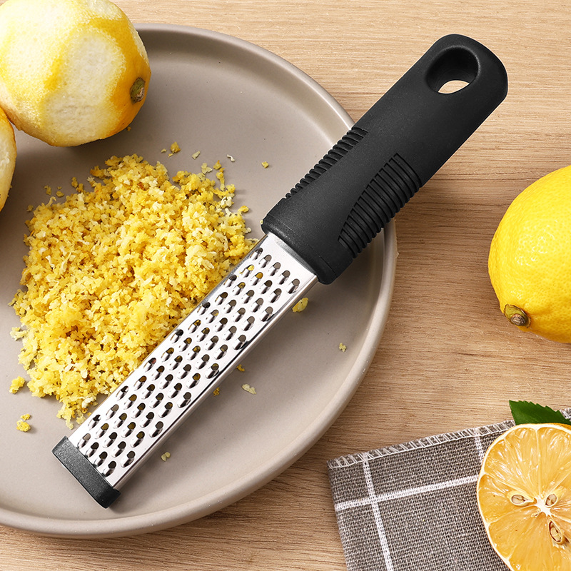 Stainless steel lemon cheese grater for home kitchen, multi-functional cheese and fruit grater, factory wholesale in stock Specification drawing