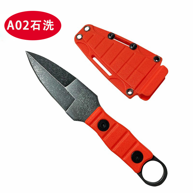 1 piece free shipping, large stock of cross-border new outdoor knives, factory direct sales, hand-handled meat knives, small straight knives undefined