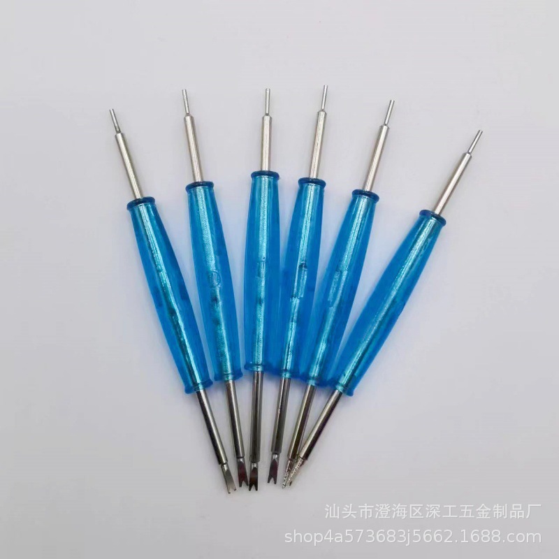 High-quality double-head watch repair tools: 1.5 lugs, 0.8 through-hand strap adjuster, watch installation and disassembly tools details Picture