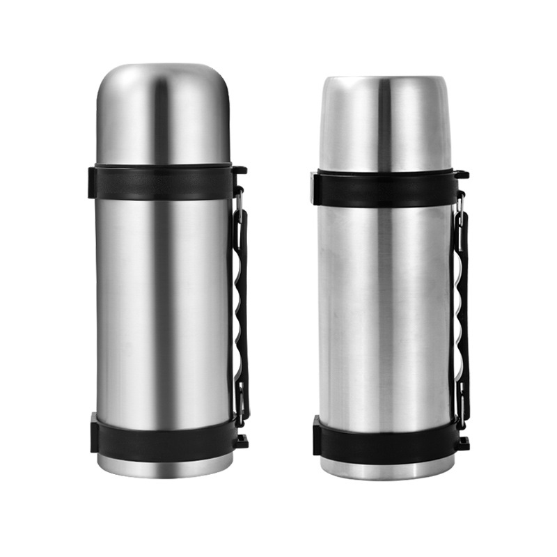 New outdoor travel and mountaineering large-capacity 24-hour long-term heat preservation travel kettle, vacuum stainless steel sports water bottle Item Picture
