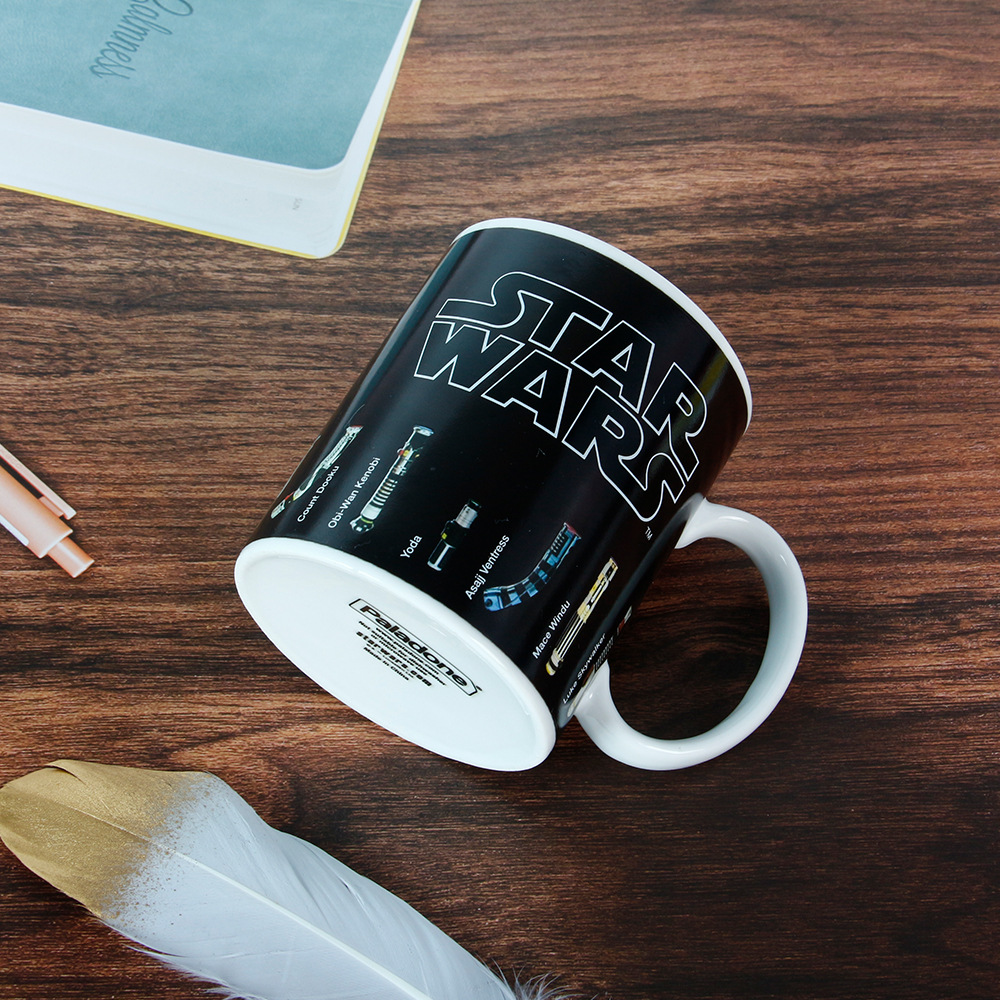 In-stock creative Star Wars temperature-sensitive color-changing ceramic cups, personalized gift promotion cups, color-changing coffee mugs Application Scenario