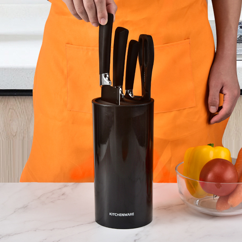 Manufacturer's household knife storage rack, kitchen knife rack, freely insertable, simple cylindrical knife holder in stock Application Scenario