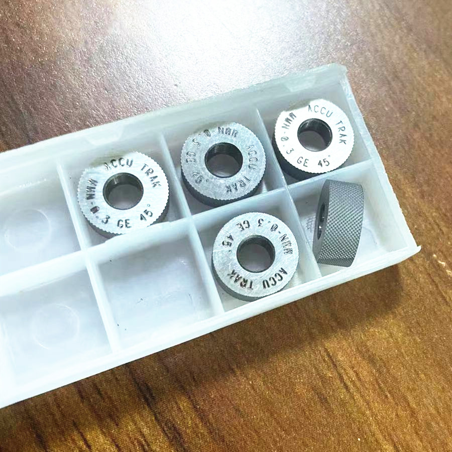Single-wheel net pattern knurling wheel knife GE45MN-0.3 accu10*4*4 details Picture