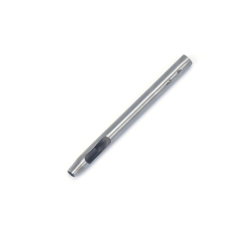 Flat hole punch for watch straps, belts and waist belts, elliptical punch, diy leather punching, straight hole punching tool Item Picture