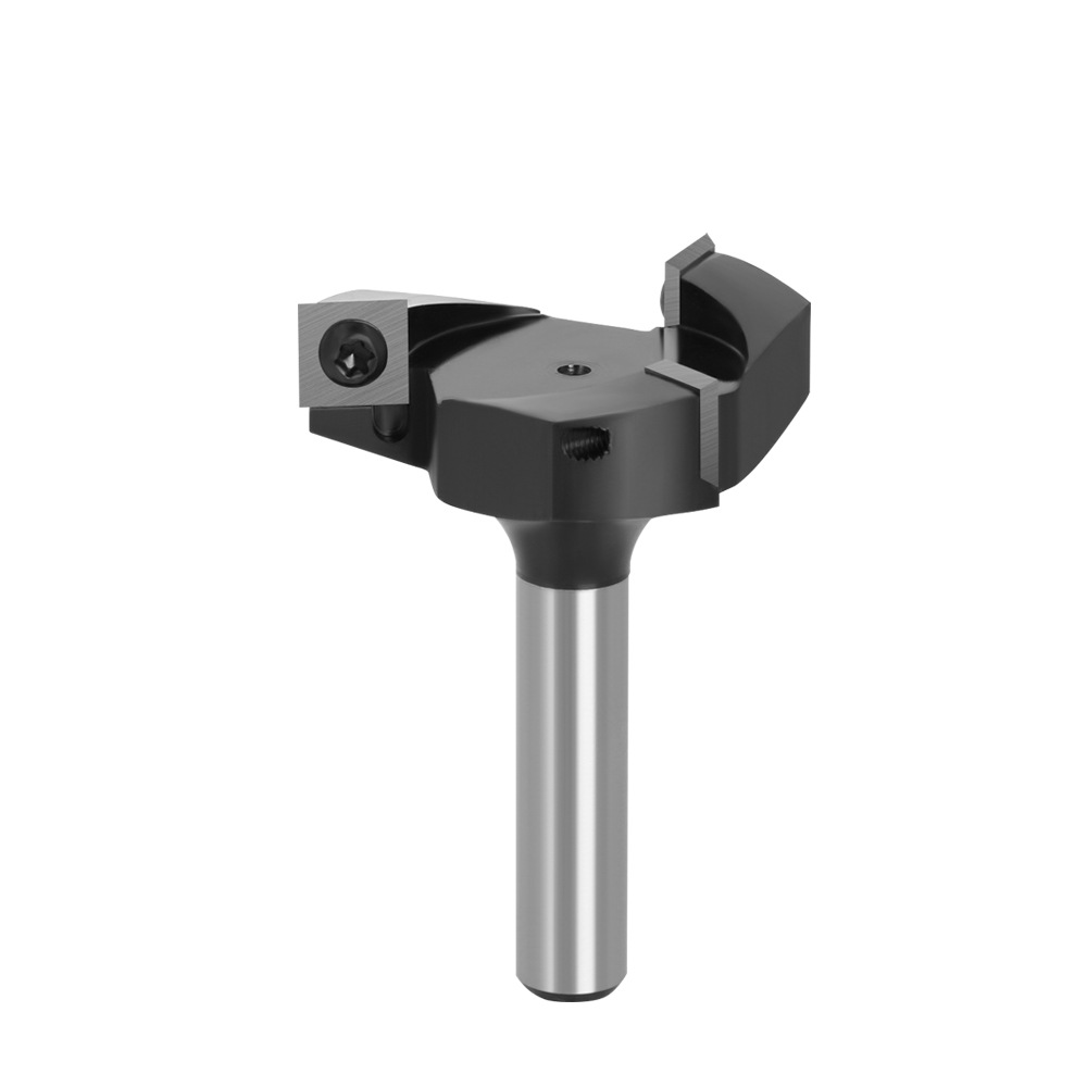 1/2 handle three-edge T-shaped knife, slot knife, slotting knife, woodworking milling cutter, slotting milling cutter, T-shaped tenon knife, woodworking milling cutter Item Picture