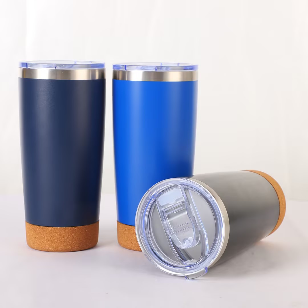 New 20oz bamboo and wood base car cup, 304 stainless steel office double-layer vacuum insulated cup Application Scenario