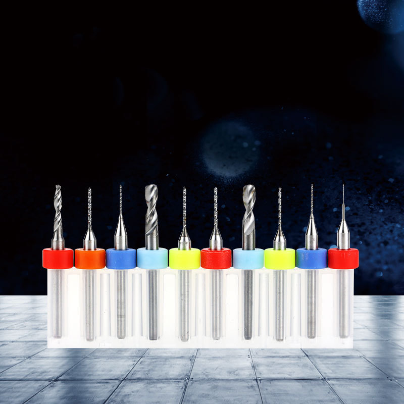 Micro drill bit, PCB alloy fixed handle drill, circuit board tungsten steel micro drill, engraving machine drill bit, 0.1-3.2mm details Picture