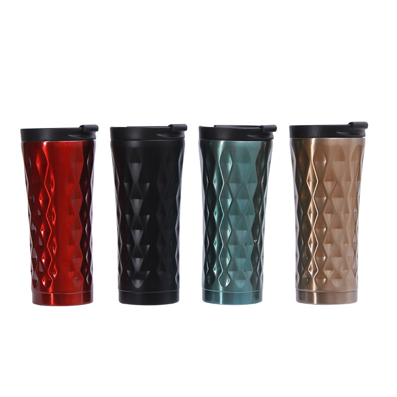 Customized 304 stainless steel insulated cups, double-layer vacuum car coffee cups, outdoor car cups, customized logo wholesale Item Picture