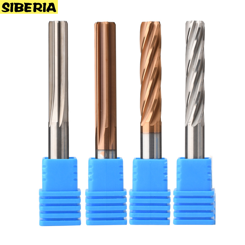 Factory direct sales of H7H8 spiral straight groove extended tungsten steel reamers, aluminum and steel high-precision machine hard alloy reamers Item Picture