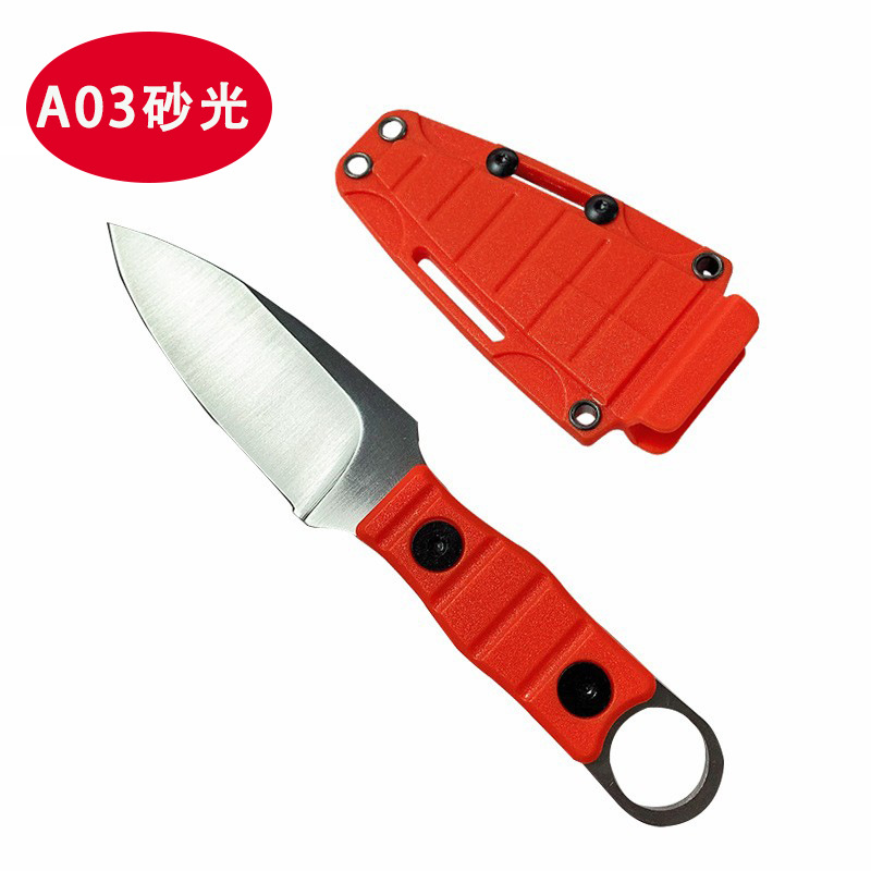 1 piece free shipping, large stock of cross-border new outdoor knives, factory direct sales, hand-handled meat knives, small straight knives undefined
