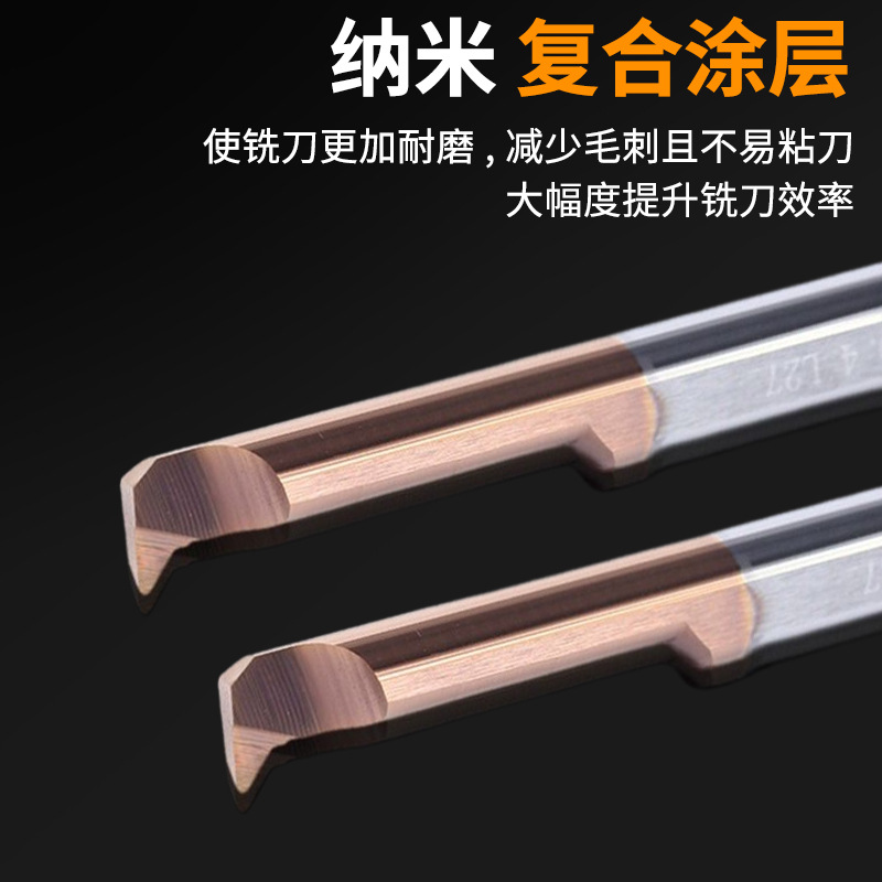 ZJE tungsten steel MQR inner hole micro-diameter profiling turning boring tool, stainless steel boring CNC alloy tool wholesale Specification drawing